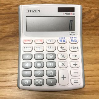 シチズン(CITIZEN)のCITIZEN シチズン　ミニデスク型電卓　12桁表示　DM120 電卓(オフィス用品一般)