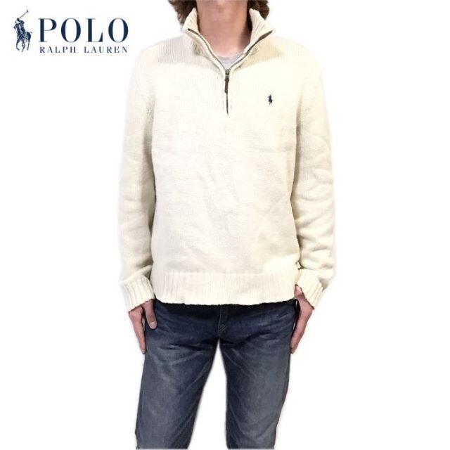 POLO RALPH LAUREN - US Ｌ ポロ ラルフローレン ハーフジップ ...