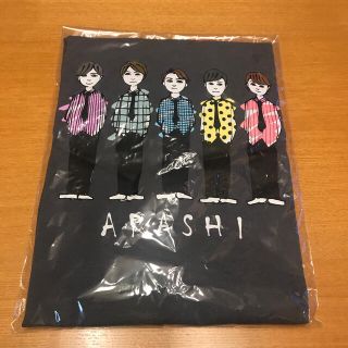 アラシ(嵐)の新品未開封　嵐展覧会　Tシャツ　グレー(アイドルグッズ)