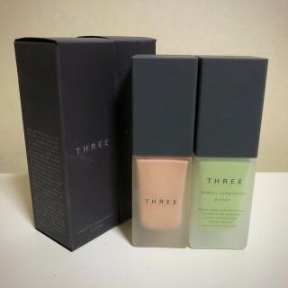 スリー(THREE)の美品💛THREE　ファンデーション　コントロールカラー(ファンデーション)