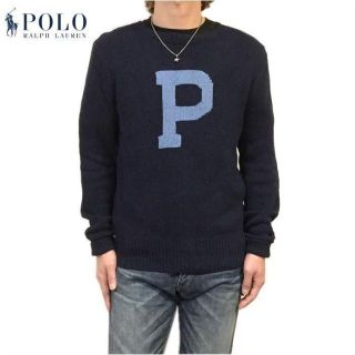 ポロラルフローレン(POLO RALPH LAUREN)の美品　Ｌ　ヴィンテージ　ポロ ラルフローレン　Ｐ コットン リネン セーター(ニット/セーター)