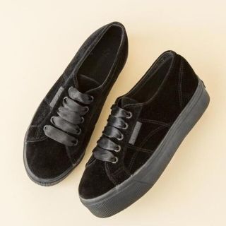 スペルガ(SUPERGA)の美品 別注 ＜SUPERGA＞∴プラットフォーム厚底スニーカー(スニーカー)