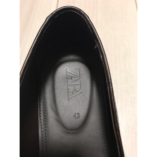 ZARA(ザラ)のZARA ザラ　ローファー 革靴  モカシン　ブラウン メンズの靴/シューズ(スリッポン/モカシン)の商品写真