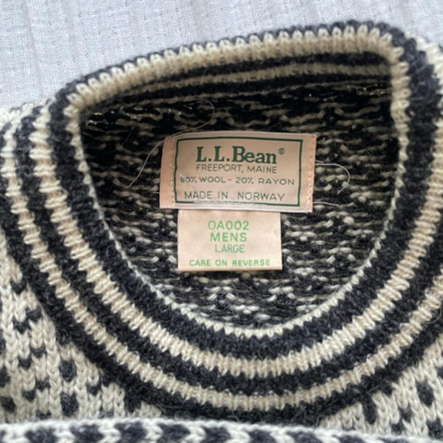 L.L.Bean - 【80's ノルウェー製】L.L.Bean Bird's Eye ニットセーターの通販 by masa's shop｜ エルエルビーンならラクマ