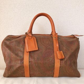 エトロ(ETRO)のエトロ ETRO ミニボストンバッグ ハンドバッグ ペイズリー柄 ヴィンテージ(ボストンバッグ)