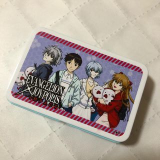 エヴァンゲリオン　ジョイポリス　コラボ　缶ケース(キャラクターグッズ)