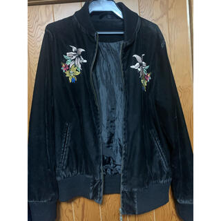 グッチ(Gucci)の90s VINTAGE velours souvenir jacket(その他)