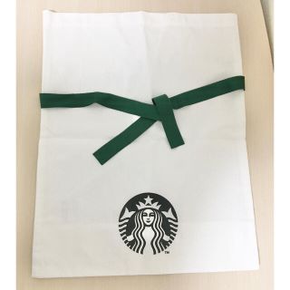 スターバックスコーヒー(Starbucks Coffee)のスタバ　新品未使用　布製巾着袋　プレゼント　包装　スターバックス　袋　包装(ノベルティグッズ)