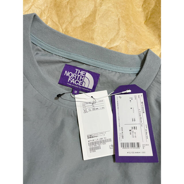 BEAUTY&YOUTH UNITED ARROWS(ビューティアンドユースユナイテッドアローズ)のTHE NORTH FACE PURPLE LABEL L/S LOGO TEE メンズのトップス(Tシャツ/カットソー(七分/長袖))の商品写真