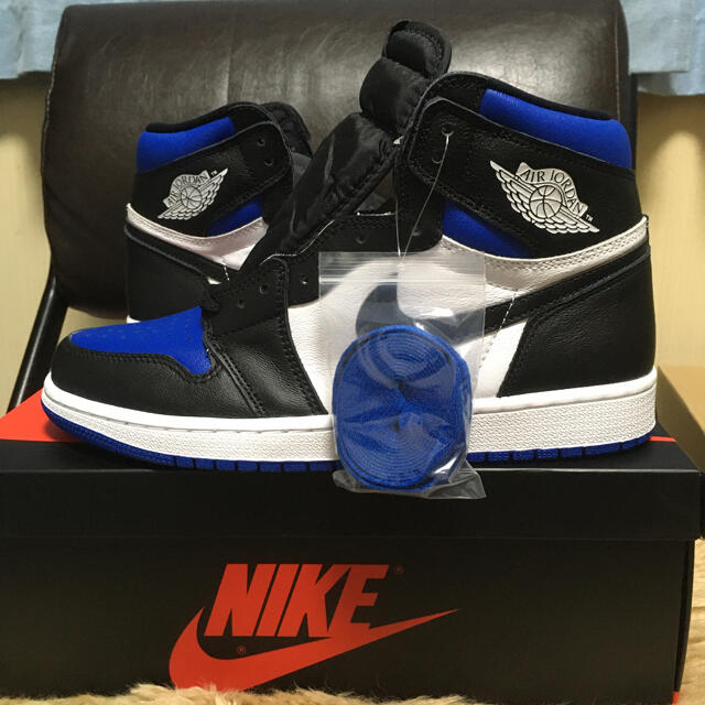 air jordan 1 retro high og royal toeスニーカー