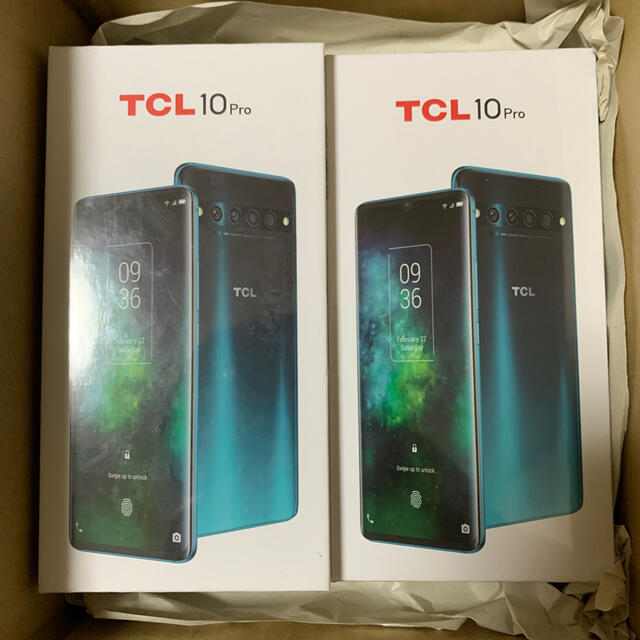 スマートフォン本体【2台セット】TCL 10 pro