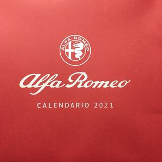 アルファロメオ(Alfa Romeo)のalfa　romeo　アルファ　ロメオ　卓上カレンダー　2021(カレンダー/スケジュール)
