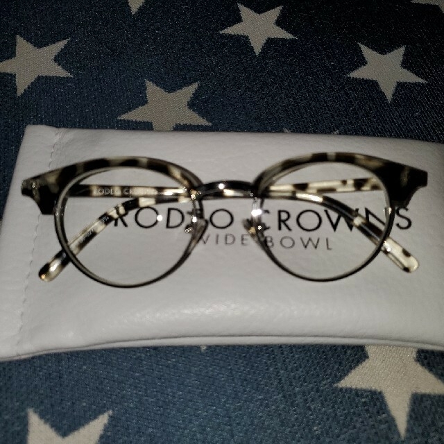 RODEO CROWNS WIDE BOWL(ロデオクラウンズワイドボウル)の☆タイムセール☆ﾛﾃﾞｵｸﾗｳﾝｽﾞﾜｲﾄﾞﾎﾞｳﾙ(度無し眼鏡) レディースのファッション小物(サングラス/メガネ)の商品写真