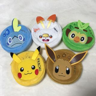 ポケモン(ポケモン)のポケモン アップリケサークルポーチ グローバルワーク ハンサム美人パーカー(キャラクターグッズ)