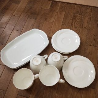 ノリタケ(Noritake)の【専用です。】　Noritake9640⑥コーヒー(マグ)4客+プレート2枚(グラス/カップ)