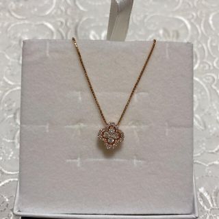 ジュエリーツツミ(JEWELRY TSUTSUMI)のツツミ　k14 ダイヤ　ネックレス　花　(ネックレス)