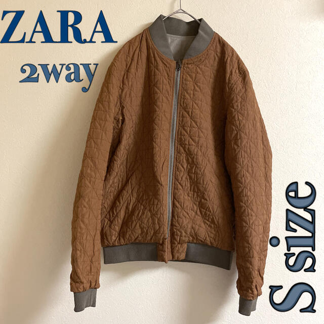 Zara Zara リバーシブル ブルゾン 2way ジャケット Sサイズの通販 By 小春 S Shop ザラならラクマ