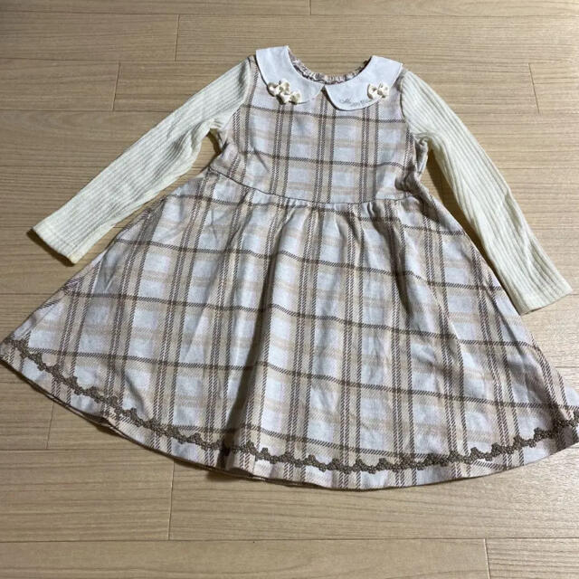 mezzo piano(メゾピアノ)のメゾピアノ110㎝ キッズ/ベビー/マタニティのキッズ服女の子用(90cm~)(ワンピース)の商品写真