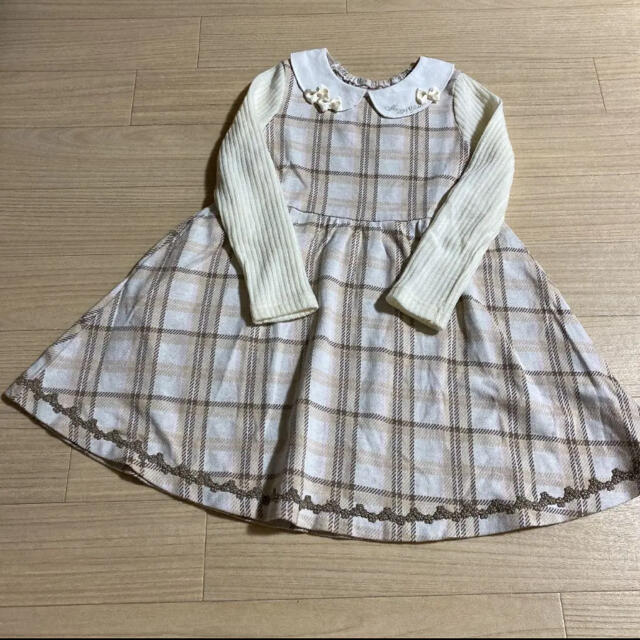 mezzo piano(メゾピアノ)のメゾピアノ110㎝ キッズ/ベビー/マタニティのキッズ服女の子用(90cm~)(ワンピース)の商品写真