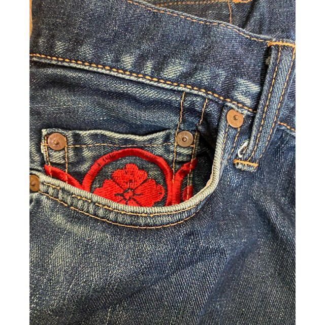 EVISU - EVISUのParis の家紋刺繍 デニムパンツの通販 by シカさん's