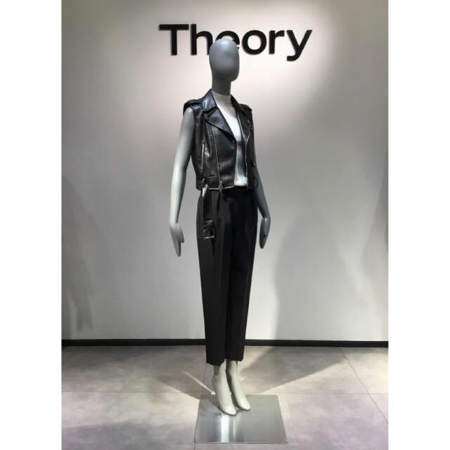 Theory 18aw フェイクレザーベスト