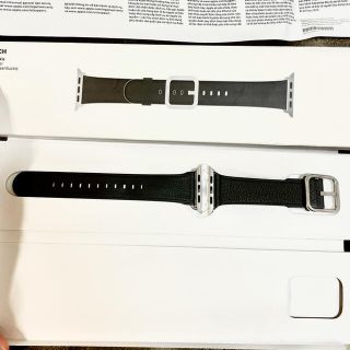 アップル(Apple)の純正美品✨希少　AppleWatch 44mm,42mm バンド(レザーベルト)