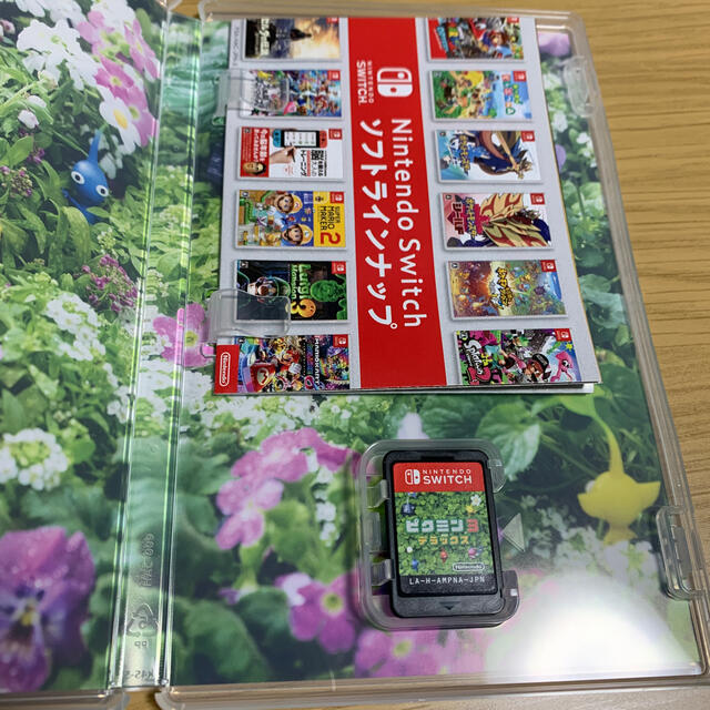 Nintendo Switch(ニンテンドースイッチ)のピクミン3 デラックス Switch エンタメ/ホビーのゲームソフト/ゲーム機本体(家庭用ゲームソフト)の商品写真