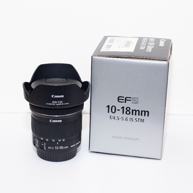 Canon(キヤノン)のCanon EF-S 10-18mm f4.5 - 5.6 IS STM スマホ/家電/カメラのカメラ(レンズ(ズーム))の商品写真