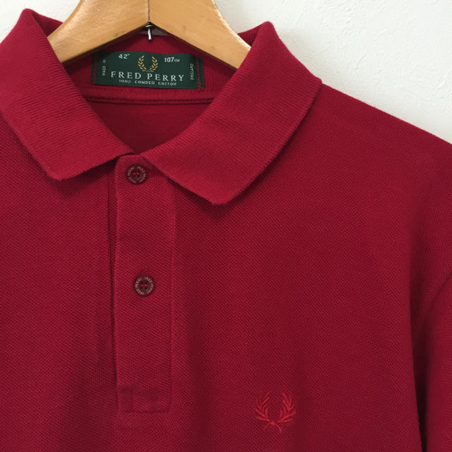 FRED PERRY(フレッドペリー)のフレッドペリー UK製半袖ポロシャツ42 メンズのトップス(ポロシャツ)の商品写真