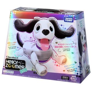 タカラトミー(Takara Tomy)の大人気！ハロー! ズーマー ミニチュアダックス ホワイト(ぬいぐるみ)