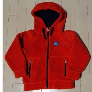 ヘリーハンセン(HELLY HANSEN)の【値下げ】ヘリーハンセン ファイバーパイルフーディー 120cm オレンジ (ジャケット/上着)