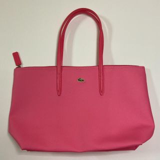 ラコステ(LACOSTE)のラコステ♡トートバッグ♡ストロベリーピンク(トートバッグ)