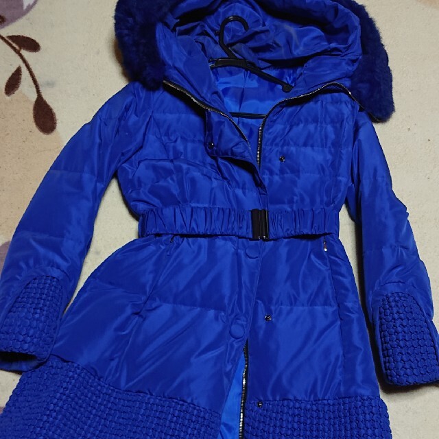 MONCLER(モンクレール)のインポート ダウン コート レディース 青 ブルー 紺 レディースのジャケット/アウター(ダウンコート)の商品写真