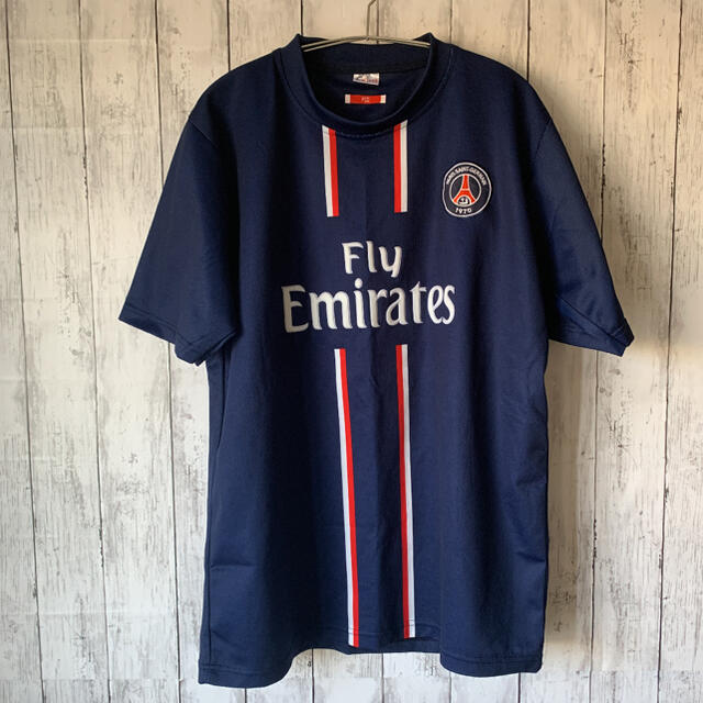 【サッカー×PSG】古着 イブラヒモビッチ ゲームシャツ パリサンジェルマン スポーツ/アウトドアのサッカー/フットサル(ウェア)の商品写真