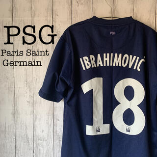 【サッカー×PSG】古着 イブラヒモビッチ ゲームシャツ パリサンジェルマン(ウェア)