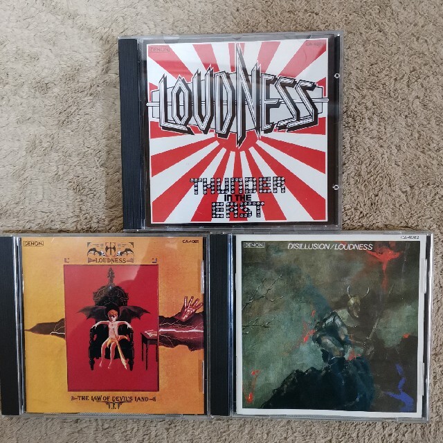 LOUDNESS CD 3枚 エンタメ/ホビーのCD(ポップス/ロック(邦楽))の商品写真