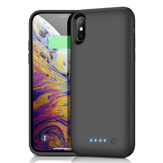 Apple(アップル)のiPhoneX/XS/10 対応 6500mAh バッテリー内蔵ケース スマホ/家電/カメラのスマホアクセサリー(iPhoneケース)の商品写真