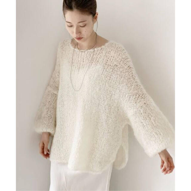 新品　Plage  プラージュ　イタリアヤーン HANDKNIT モヘヤ