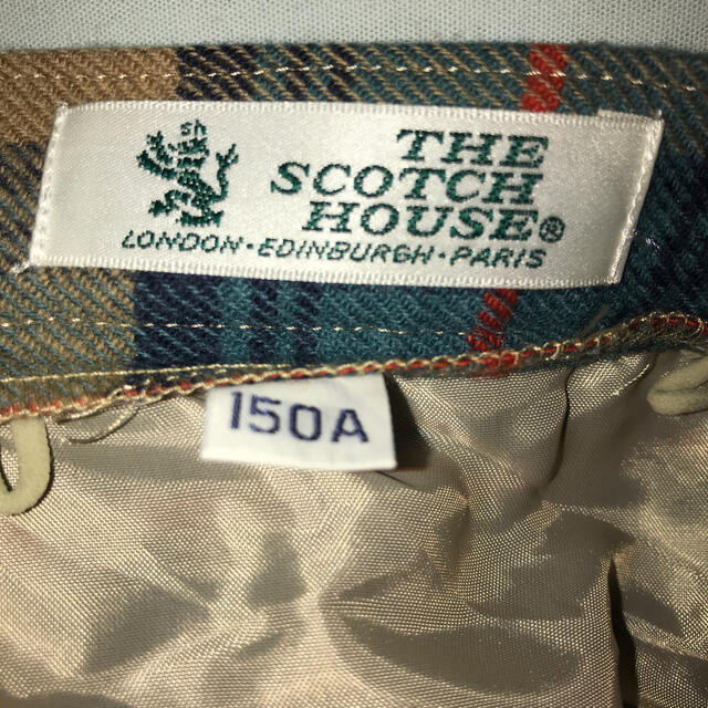 THE SCOTCH HOUSE(ザスコッチハウス)のTHE  SCOTCH HOUSE プリーツスカート150A キッズ/ベビー/マタニティのキッズ服女の子用(90cm~)(スカート)の商品写真