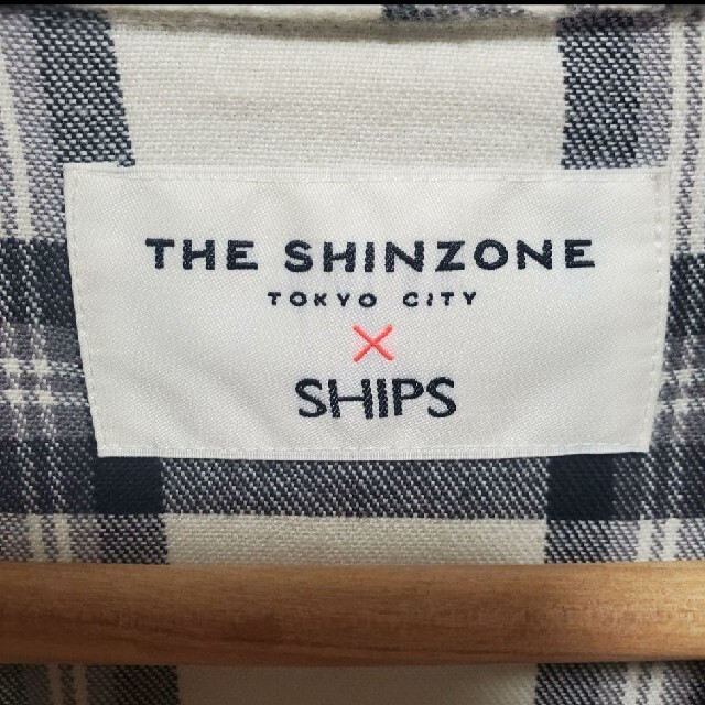 SHIPS(シップス)のSHIPS チェック チェスターコート ロングコート レディースのジャケット/アウター(チェスターコート)の商品写真