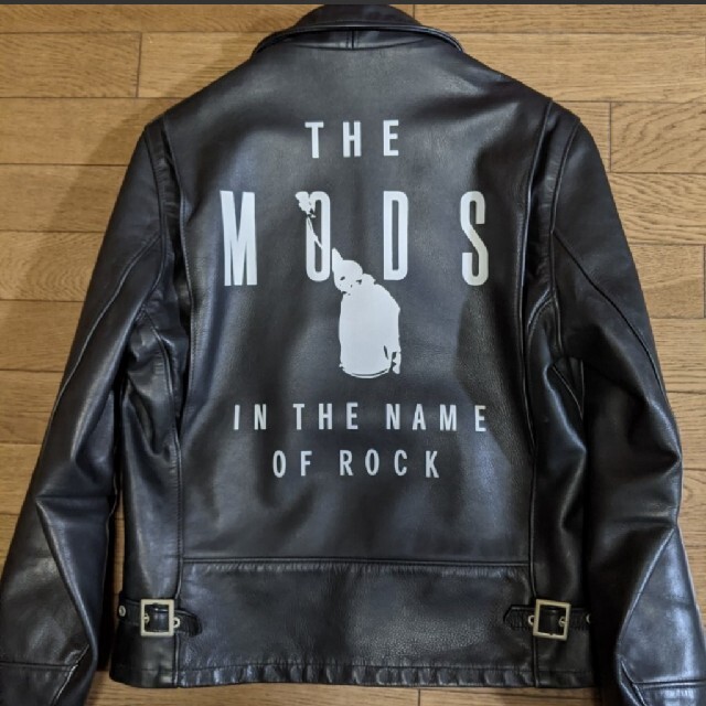 schott THE MODSロゴ入りショット(Schott)製レザージャケットの通販 by ふう's shop｜ショットならラクマ