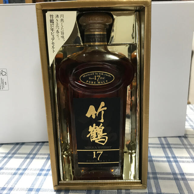 ニッカウヰスキー 食品/飲料/酒 ウイスキー 竹鶴17年 旧ボトル 旧ボトル 本物 アウトレット！！