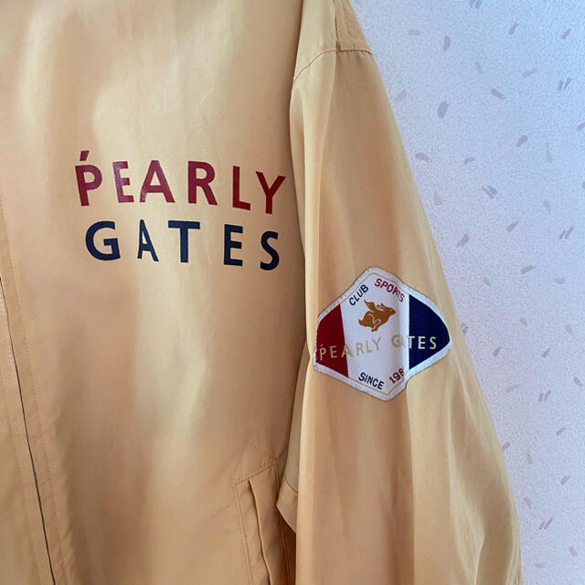 PEARLY GATES(パーリーゲイツ)の古着 pearlygates ナイロンジャケット パーリーゲイツ 黄色 メンズのジャケット/アウター(ナイロンジャケット)の商品写真