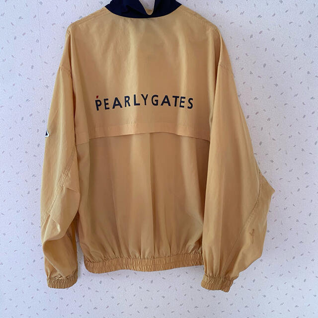 PEARLY GATES(パーリーゲイツ)の古着 pearlygates ナイロンジャケット パーリーゲイツ 黄色 メンズのジャケット/アウター(ナイロンジャケット)の商品写真