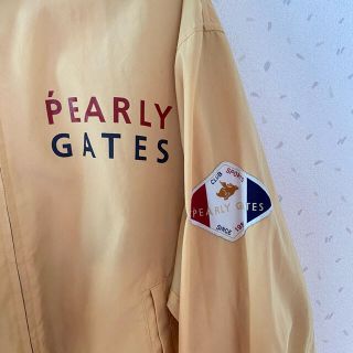 パーリーゲイツ(PEARLY GATES)の古着 pearlygates ナイロンジャケット パーリーゲイツ 黄色(ナイロンジャケット)