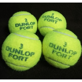 ダンロップ(DUNLOP)のダンロップ　テニスボール 4個(ボール)