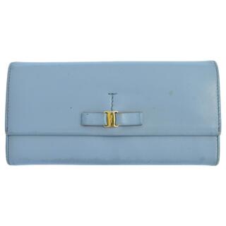 サルヴァトーレフェラガモ 財布(レディース)（ブルー・ネイビー/青色系 