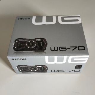 リコー(RICOH)の新品未使用　リコー デジタルカメラ RICOH WG-70 ブラック(コンパクトデジタルカメラ)
