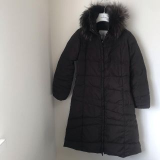 モンクレール(MONCLER)のモンクレール　moncler ダウン　コート　ジャケット　ロング　ダークブラウン(ダウンコート)