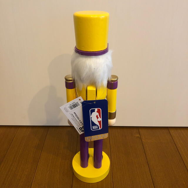 LAKERS FOCO 14" Team Holiday Nutcracker スポーツ/アウトドアのスポーツ/アウトドア その他(バスケットボール)の商品写真